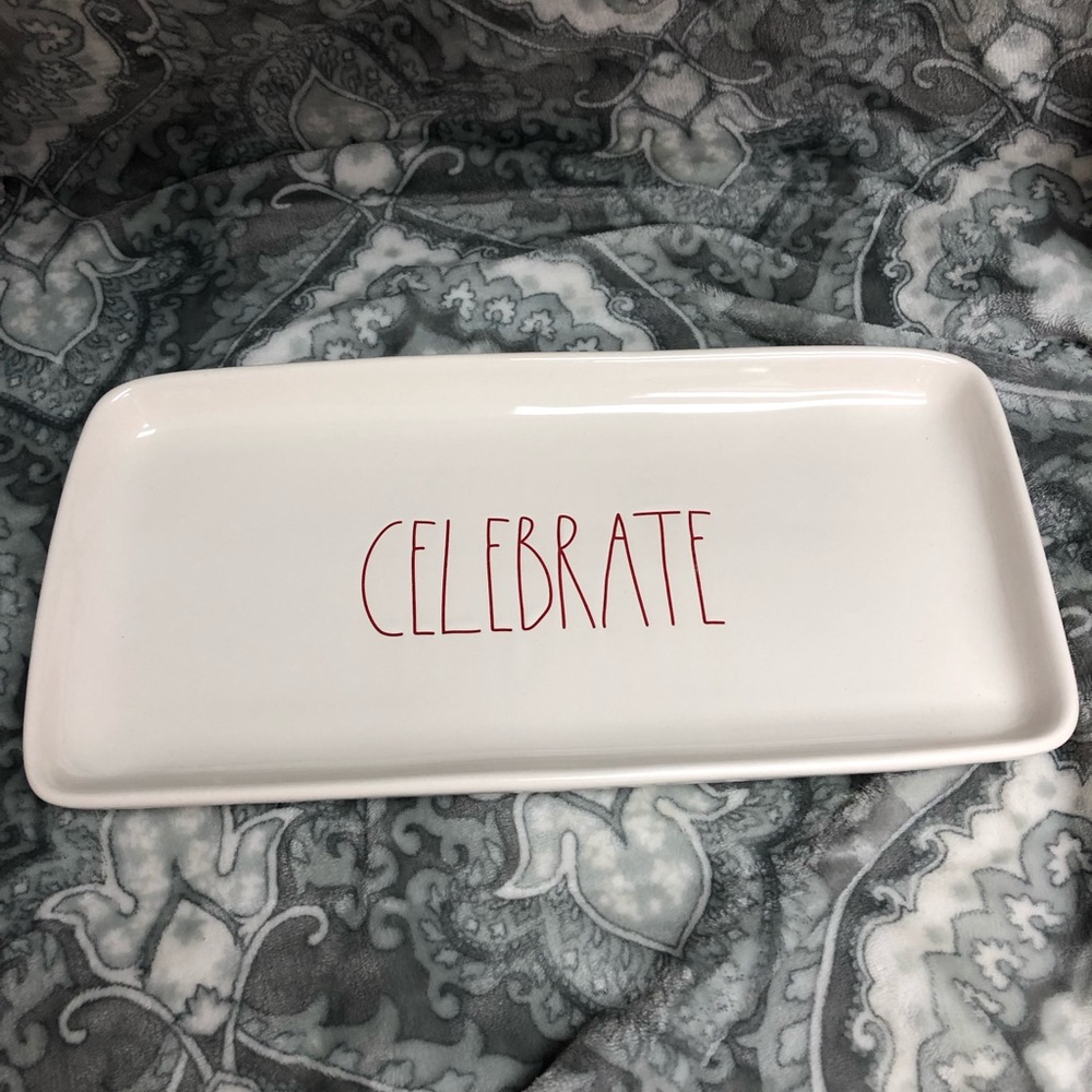 Rae Dunn celebrate platter
